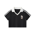 Zero Zen Golf Fairway Jersey — Women's Striped Golf Crop Jersey