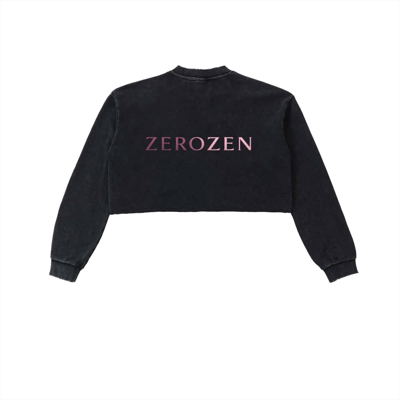 Zero Zen Golf Back Nine Crop Sweatshirt — Women's Golf Lifestyle Sweatshirt