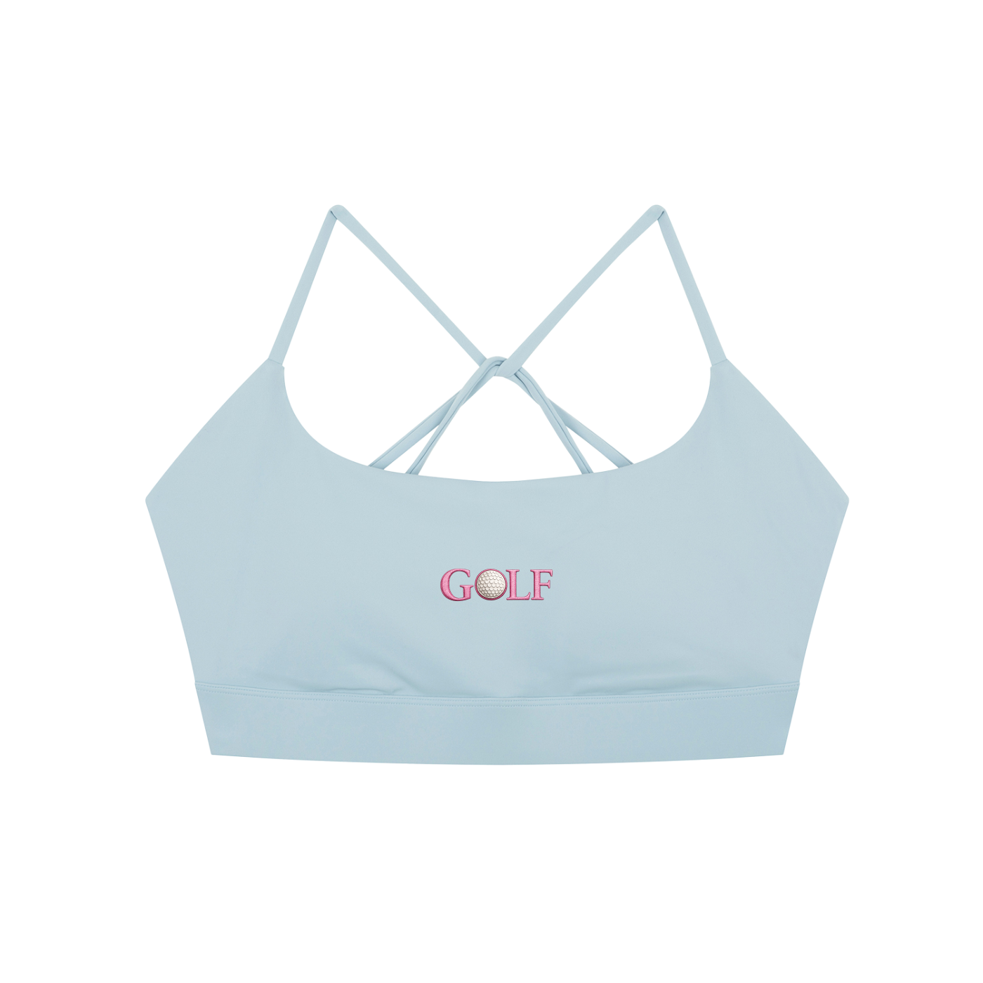 Zero Zen Golf Drive Bra — Women's Strappy Golf Sports Bra | Black, Purple & Blue